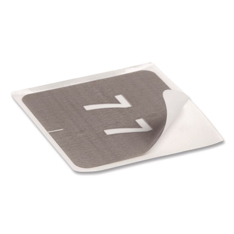 SMEAD MANUFACTURING CO. Numerical End Tab File Folder Labels, 7, 1.5 x 1.5, Gray, 250/Roll (SMD67427) thumbnail 4