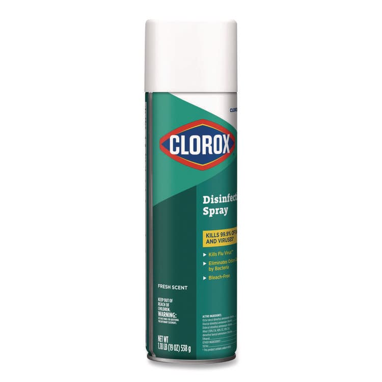 CLOROX SALES CO. CloroxPro Disinfecting Spray, Fresh, 19 oz Aerosol Spray (CLO38504) thumbnail 3