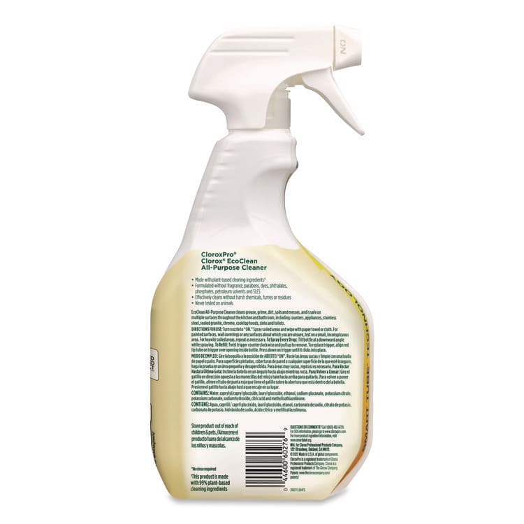 CLOROX SALES CO. Clorox Pro EcoClean All Purpose Cleaner, 32 oz Spray Bottle (CLO60276) thumbnail 4