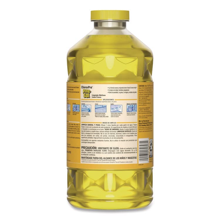 CLOROX SALES CO. CloroxPro Multi-Surface Cleaner Concentrated, Lemon Fresh Scent, 80 oz Bottle (CLO60607EA) thumbnail 2