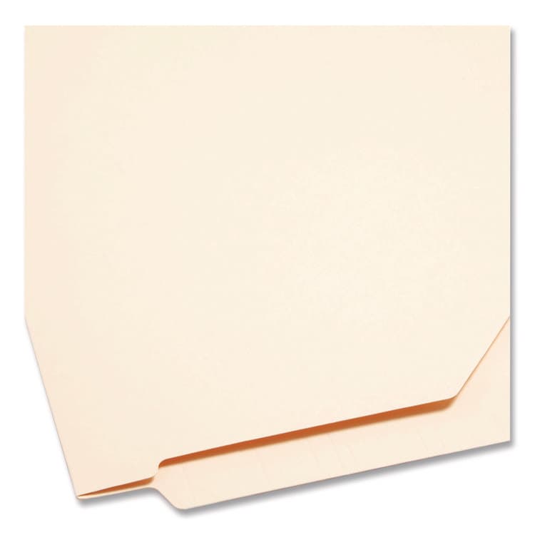 SMEAD MANUFACTURING CO. End Tab Jackets with Reinforced Tabs, Straight Tab, Legal Size, 11-pt Manila, 100/Box (SMD76700) thumbnail 2