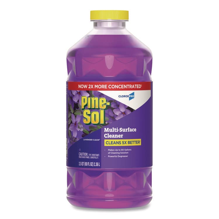 CLOROX SALES CO. CloroxPro Multi-Surface Cleaner Concentrated, Lavender Clean Scent, 80 oz Bottle (CLO60608EA)