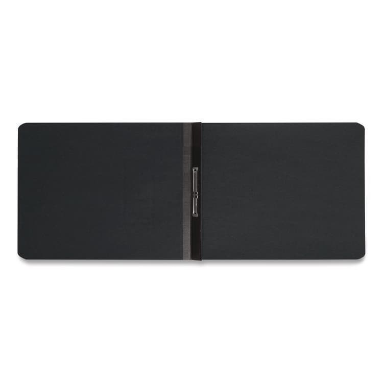 SMEAD MANUFACTURING CO. Prong Fastener Premium Pressboard Report Cover, Two-Piece Prong Fastener, 2" Capacity, 8.5 x 11, Black/Black (SMD81125) thumbnail 2