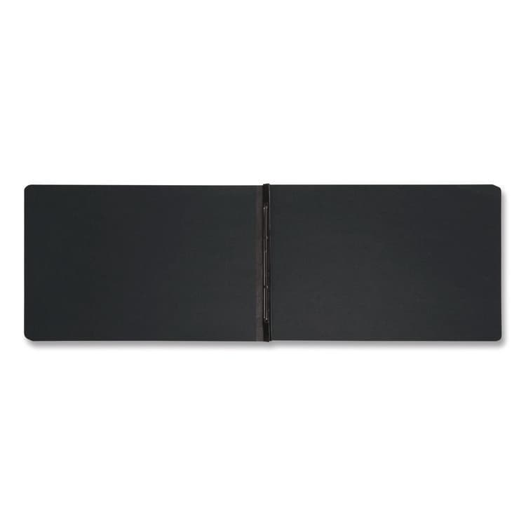 SMEAD MANUFACTURING CO. Prong Fastener Premium Pressboard Report Cover, Two-Piece Prong Fastener, 3" Capacity, 11 x 17, Black/Black (SMD81178) thumbnail 4