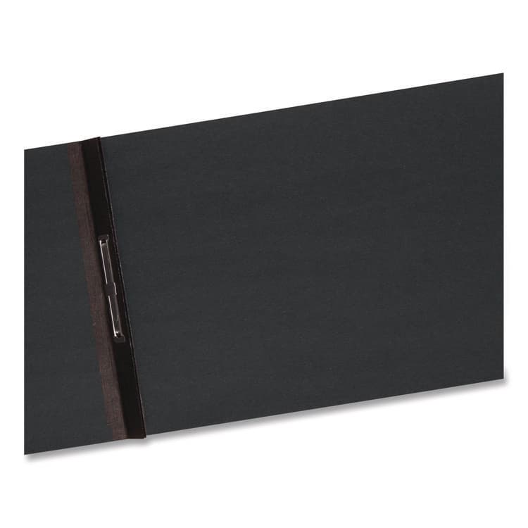 SMEAD MANUFACTURING CO. Prong Fastener Pressboard Report Cover, Two-Piece Prong Fastener, 2" Capacity, 8.5 x 14, Black/Black (SMD81733) thumbnail 2
