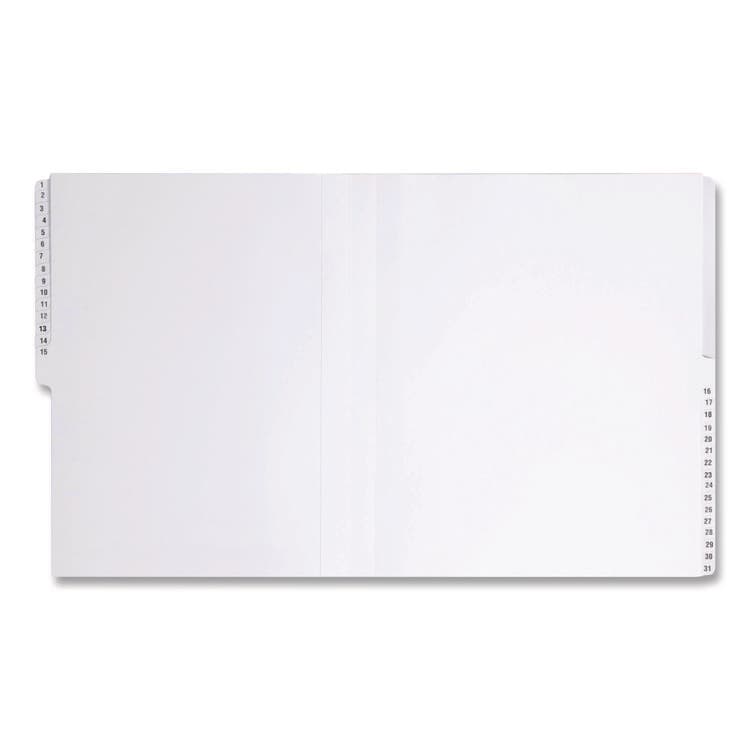 SMEAD MANUFACTURING CO. Deluxe Expandable Indexed Desk File/Sorter, 31 Dividers, Date Index, Letter Size, Dark Blue Cover (SMD89294) thumbnail 4