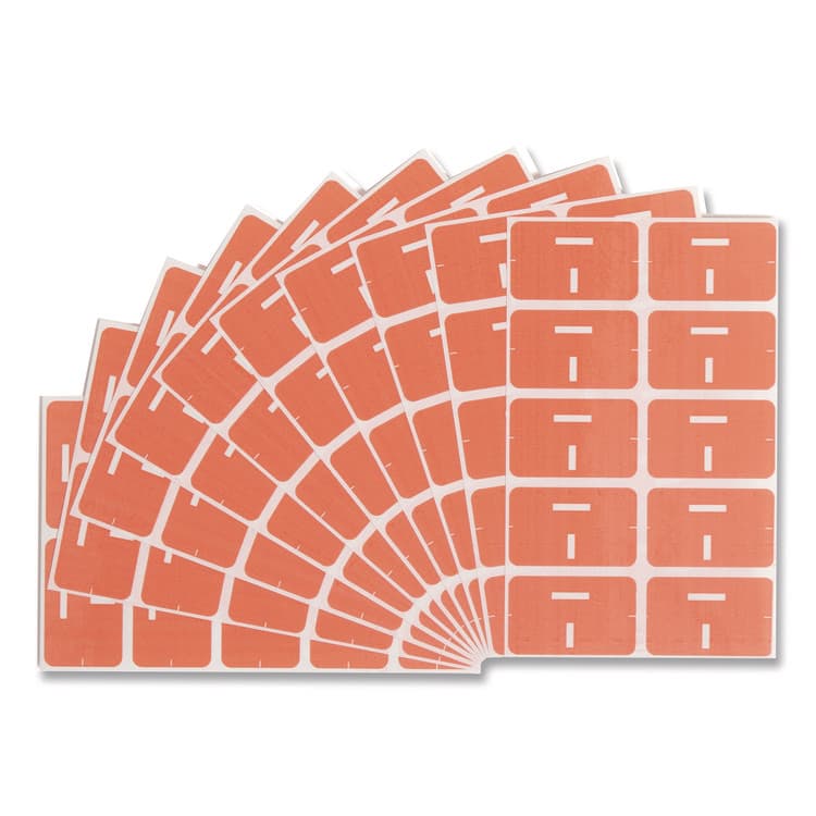 SMEAD MANUFACTURING CO. AlphaZ Color-Coded Second Letter Alphabetical Labels, I, 1 x 1.63, Pink, 10/Sheet, 10 Sheets/Pack (SMD67179)