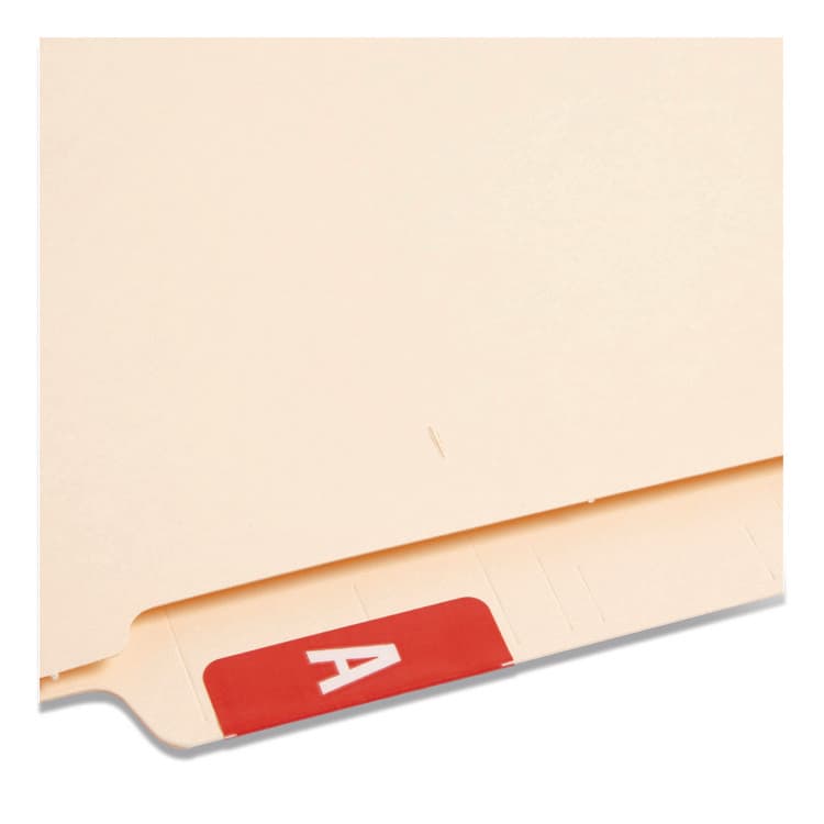 SMEAD MANUFACTURING CO. AlphaZ Color-Coded Labels Starter Set, A-Z, 1 x 1.63, Assorted, 10/Sheet, 220 Sheets/Box (SMD67170) thumbnail 4