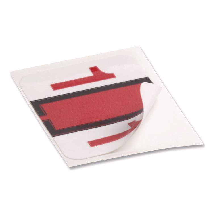 SMEAD MANUFACTURING CO. Numerical End Tab File Folder Labels, 1, 1 x 1.25, White, 500/Roll (SMD67371) thumbnail 4