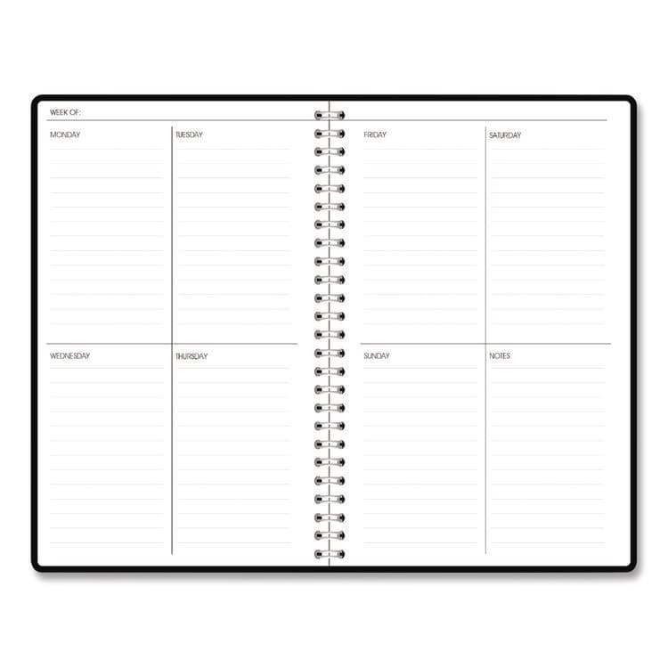 HOUSE OF DOOLITTLE Recycled Non-Dated Monthly/Weekly Planner, Abstract Faces, Black/White Cover, Undated (HOD212141) thumbnail 2