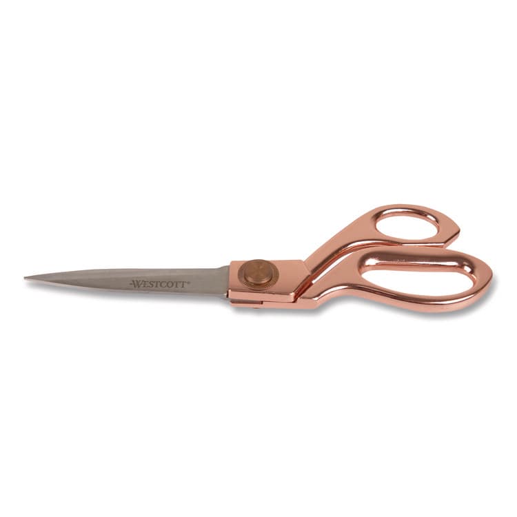 ACME UNITED CORPORATION Vintage Stainless Steel Scissors, 8" Long, Offset Rose Gold Handle (ACM16968) thumbnail 2