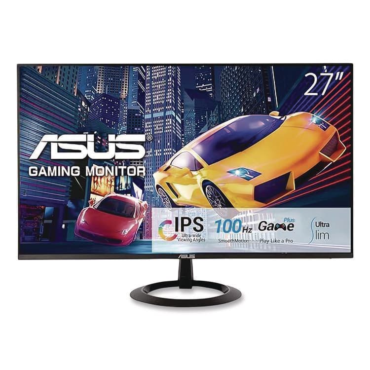 ASUS COMPUTER VZ27EHF LCD Gaming Monitor, 27" Widescreen, IPS Panel, 1920 Pixels x 1080 Pixels (ASU90LM07B0B014)