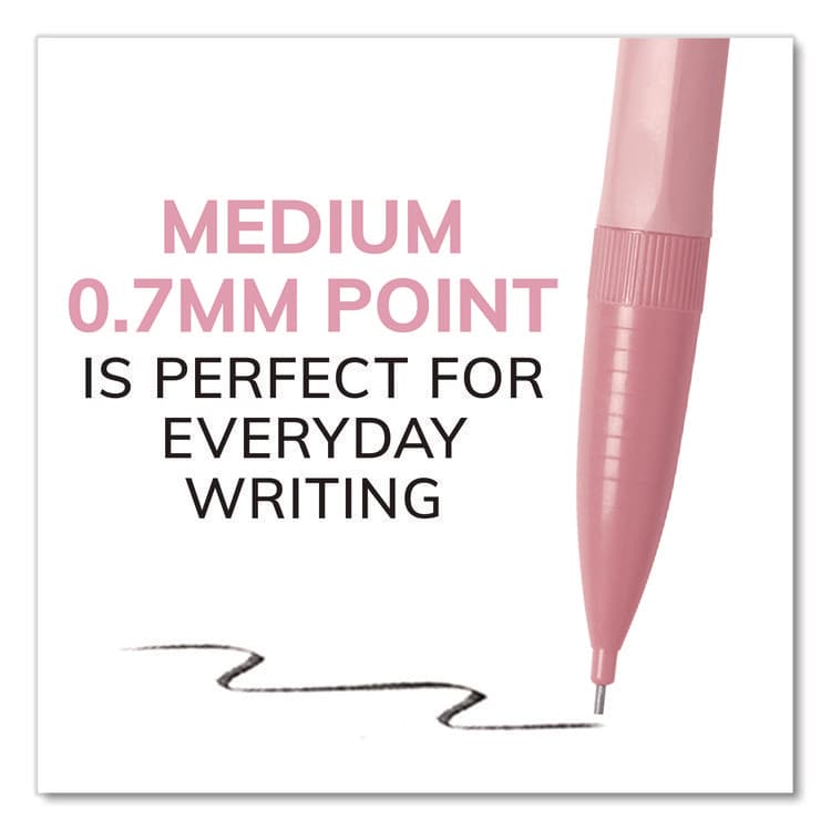 BIC CORP. Xtra Smooth Mechanical Pencil, HB #2 Black Lead, Assorted Pastel Color Barrels, 40/Pack (BICMP40TXBLK) thumbnail 4