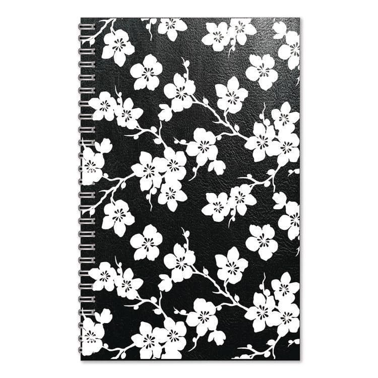 HOUSE OF DOOLITTLE Recycled Non-Dated Monthly/Weekly Planner, Cherry Blossoms, Black/White Cover, Undated (HOD212152) thumbnail 4