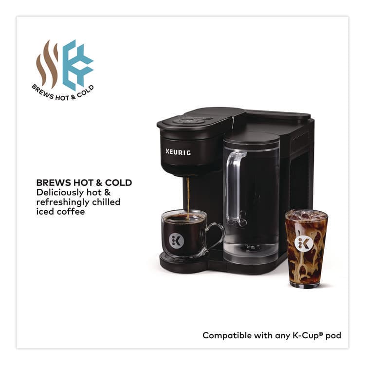 KEURIG DR PEPPER K-Brew + Chill Single Serve Coffee Maker, Black (KEU5000380296) thumbnail 3