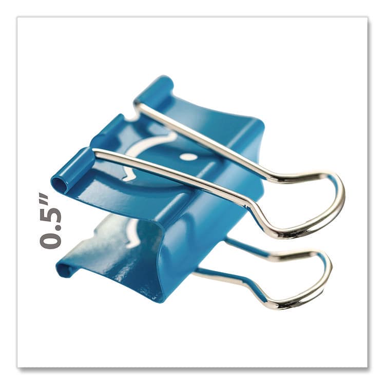OFFICEMATE INTERNATIONAL CORP. Smiling Face Binder Clips, Medium, Assorted Colors, 36/Pack (OIC31095) thumbnail 4
