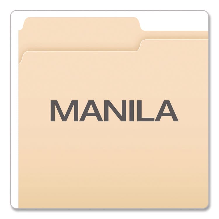 TOPS BUSINESS FORMS Standard Manila File Folders, 1/3-Cut Tabs: Left Position, Legal Size, Manila, 100/Box (PFX753131) thumbnail 3
