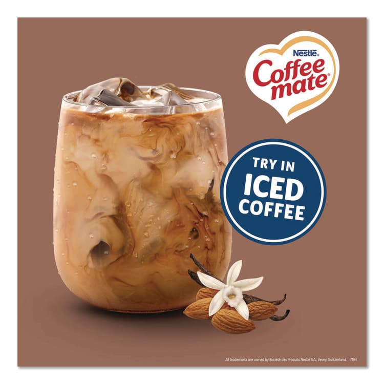 NESTLE Plant-Based Oat Milk Liquid Creamers, Natural Vanilla, 0.38 oz Mini Cups, 50/Box (NES19891BX) thumbnail 4