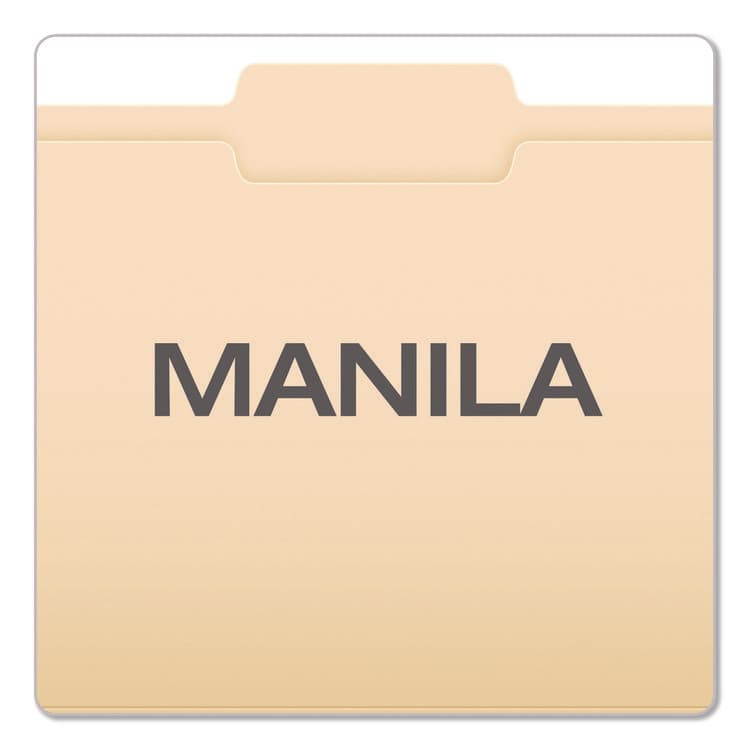 TOPS BUSINESS FORMS Reinforced Top Tab Manila File Folders, 1/3-Cut Tabs: Center Position, Letter Size, Manila, 100/Box (PFXR752132) thumbnail 4