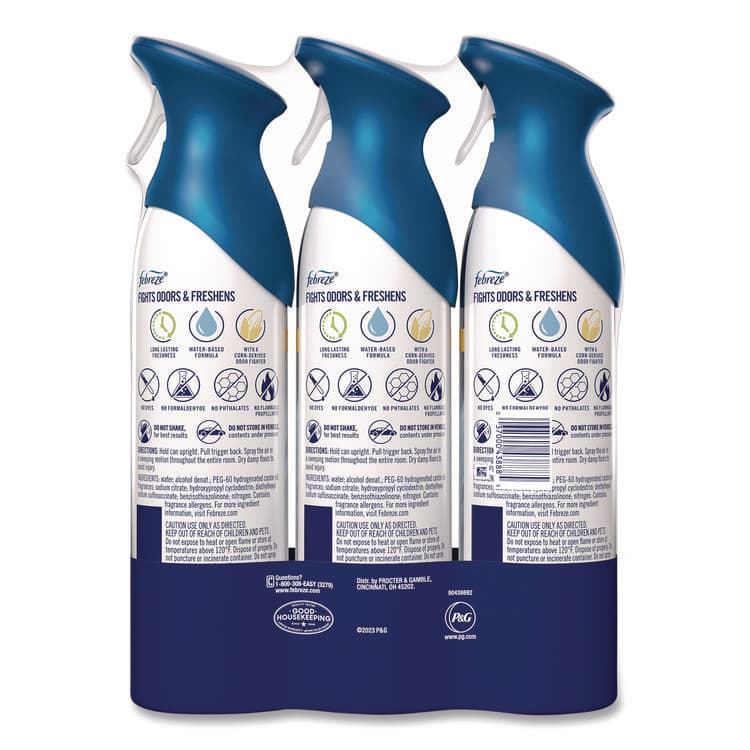 PROCTER & GAMBLE AIR, Ocean, 8.8 oz Aerosol Spray, 3/Pack (PGC43888) thumbnail 3