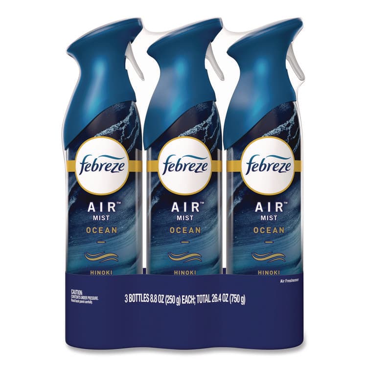 PROCTER & GAMBLE AIR, Ocean, 8.8 oz Aerosol Spray, 3/Pack (PGC43888)