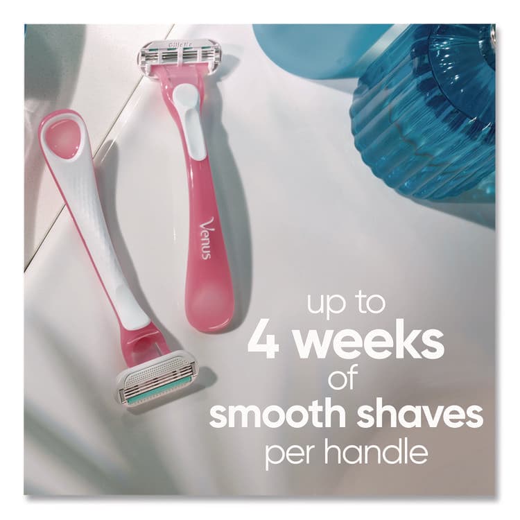 PROCTER & GAMBLE Venus Sensitive Sensible Razors, 3 Blades, 36/Carton (PGC64906) thumbnail 4