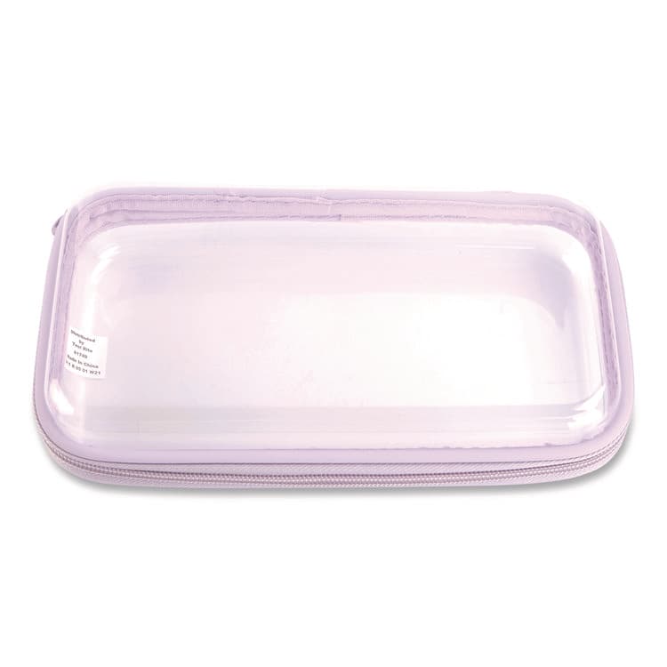 PEP RALLY Pencil Pouch, 9.25 x 5.12 x 2.17, Clear/Randomly Assorted Color (RLY61749)