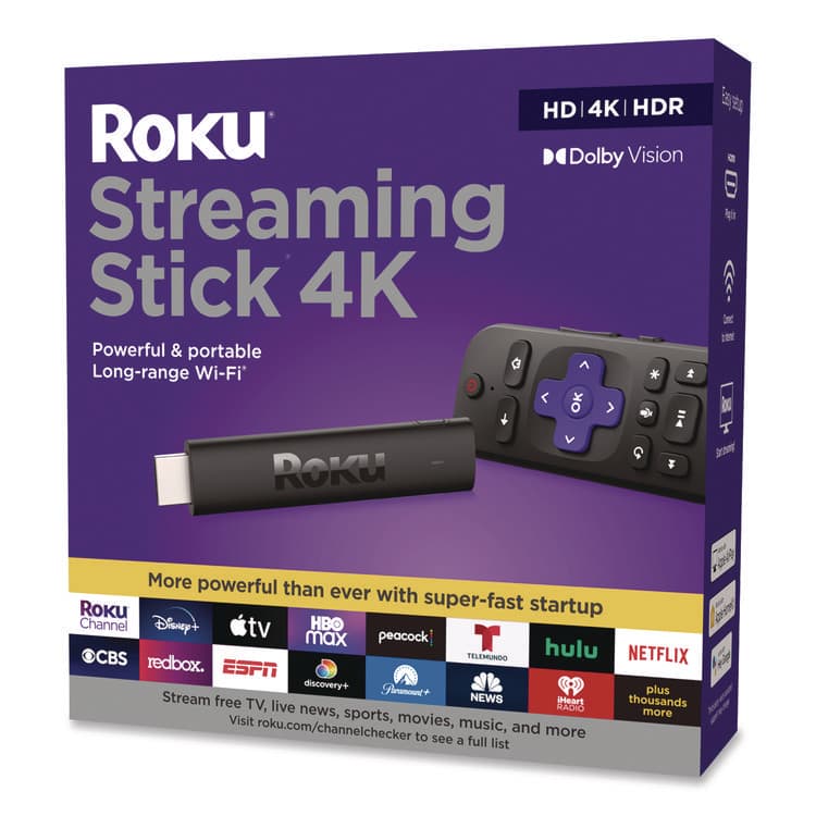 ROKU, Streaming Stick, Black (ROH3820R2)