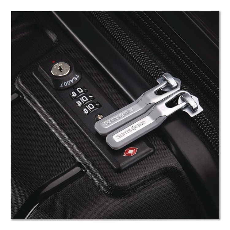 SAMSONITE CORP/LUGGAGE DIV Freeform Hard Side Carry-On Suitcase, Four-Wheeled Spinner, 15.25 x 10 x 21.25, Black (SML782551041) thumbnail 4
