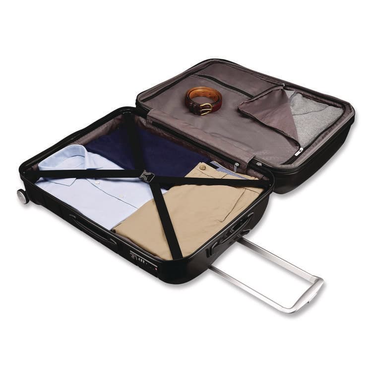 SAMSONITE CORP/LUGGAGE DIV Freeform Hard Side Carry-On Suitcase, Four-Wheeled Spinner, 20.95 x 13.8 x 31.1, Black (SML782571041) thumbnail 4