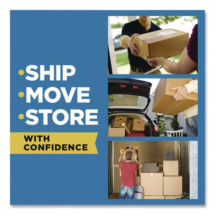 3M/COMMERCIAL TAPE DIV. 3850 Heavy-Duty Packaging Tape, 3" Core, 1.88" x 43.7 yd, Clear, 6/Pack (MMM38504063BRD2) thumbnail 2