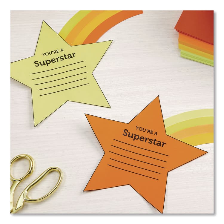 NEENAH PAPER Color Paper - "Solar Sparks" Assortment, 24 lb Bond Weight, 8.5 x 11, Assorted Yellow and Orange Colors, 100/Pack (WAU91530) thumbnail 3