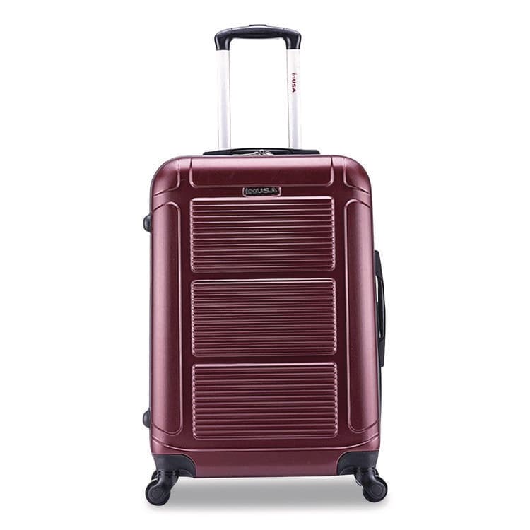 INUSA LUGGAGE Pilot Hard Side Carry-On Suitcase, Four-Wheeled Spinner, 16.34 x 10.24 x 25.39, Wine (WLBIUPIL00MWIN) thumbnail 2