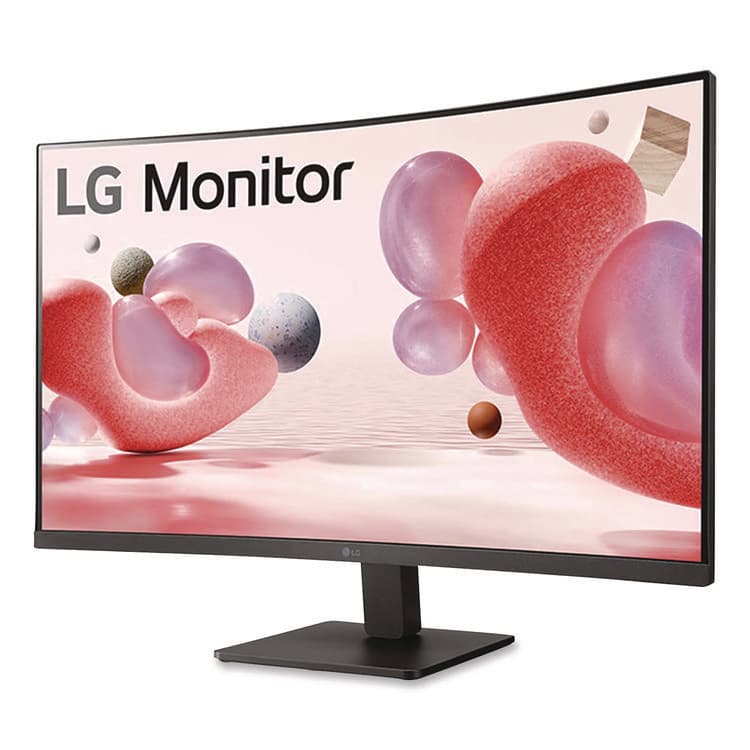 LG CORPORATION Curved LCD Monitor, 32" Widescreen, VA Panel, 1920 Pixels x 1080 Pixels (WLB32BR50CB) thumbnail 2