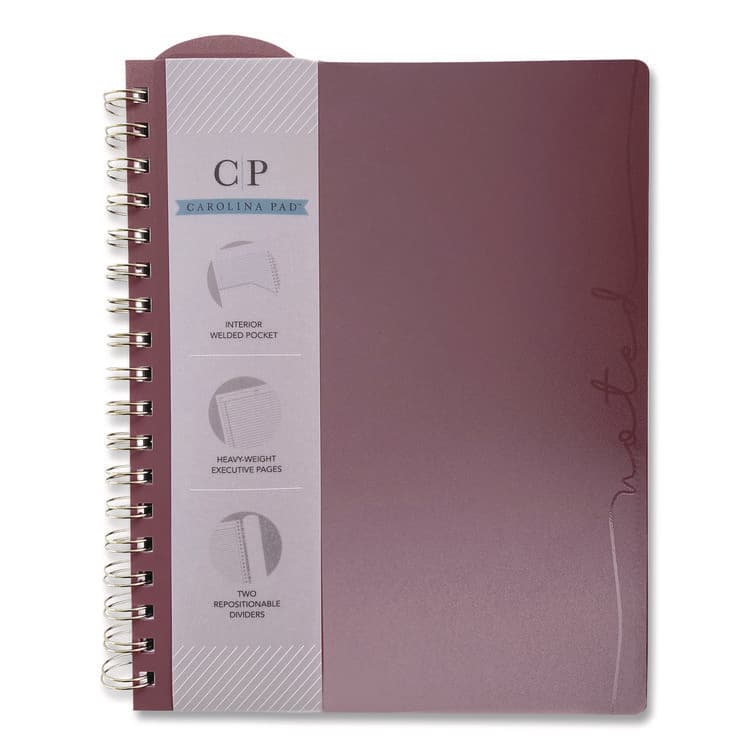CAROLINA PAD, LLC Noted Neutrals Ideal Notebook, Management Format with Narrow Ruling, Randomly Assorted Cover Colors, (100) 9.5 x 7.35 Sheets (WLB13054) thumbnail 2