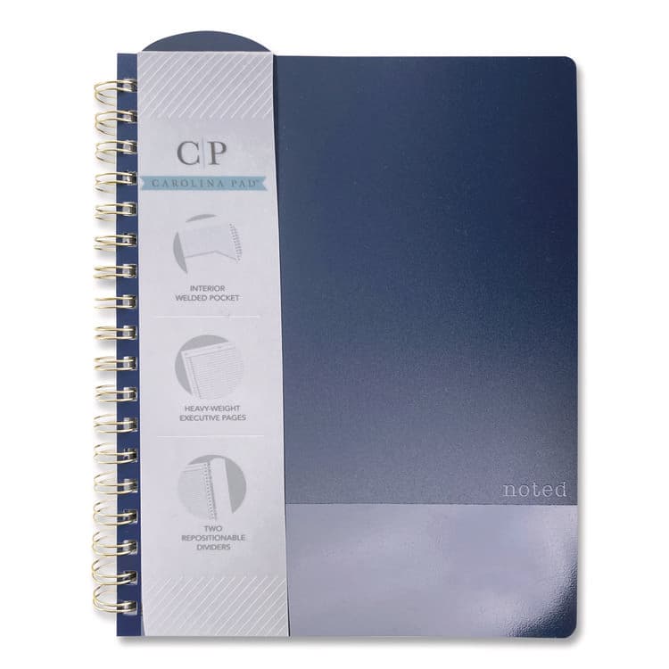 CAROLINA PAD, LLC Noted Neutrals Ideal Notebook, Management Format with Narrow Ruling, Randomly Assorted Cover Colors, (100) 9.5 x 7.35 Sheets (WLB13054) thumbnail 4