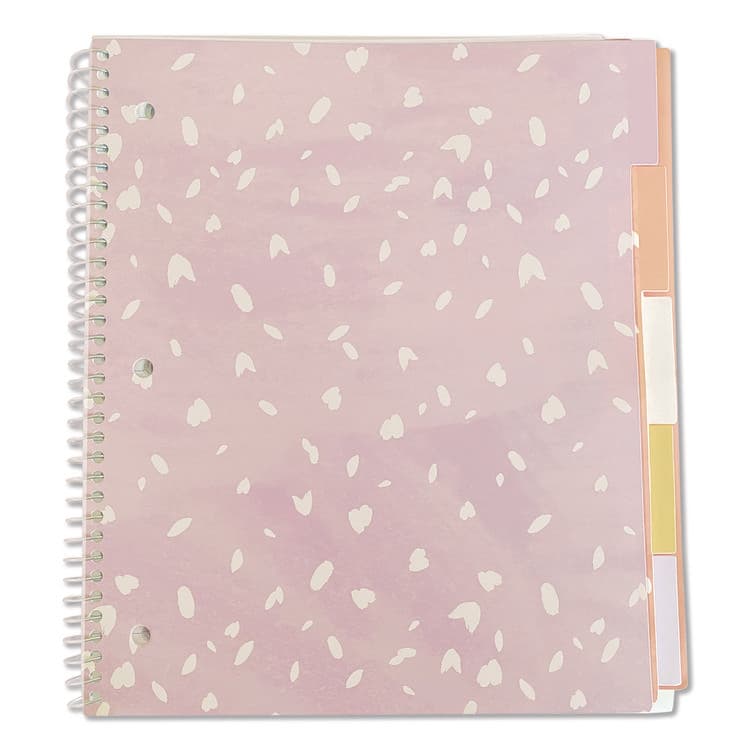 CAROLINA PAD, LLC Silver Lining Five-Subject Spiral Notebook, Medium/College Rule, Randomly Assorted Cover Color/Design, (150) 11 x 9 Sheets (WLB17504) thumbnail 3
