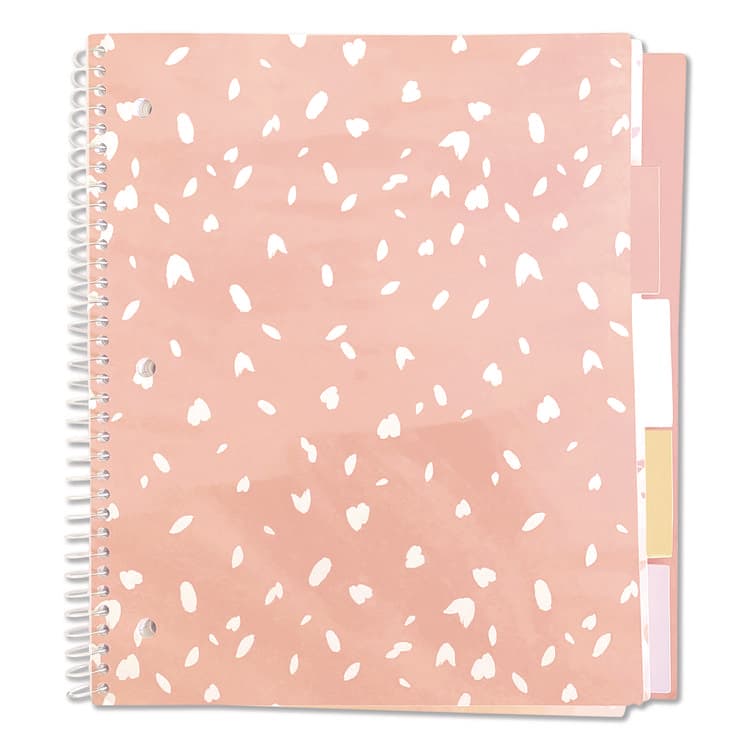 CAROLINA PAD, LLC Silver Lining Five-Subject Spiral Notebook, Medium/College Rule, Randomly Assorted Cover Color/Design, (150) 11 x 9 Sheets (WLB17504) thumbnail 4