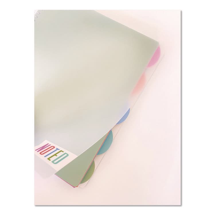 CAROLINA PAD, LLC Noted Five-Subject Spiral Notebook, Medium/College Rule, Randomly Assorted Cover Color, (150) 11 x 8.5 Sheets (WLB17514) thumbnail 4