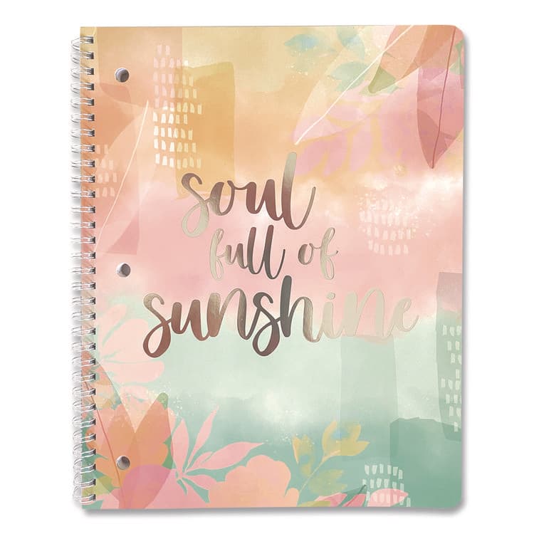CAROLINA PAD, LLC Silver Lining Hardcover Journal, Medium/College Rule, Randomly Assorted Cover Color, (80) 10 x 8.5 Sheets (CPP38430) thumbnail 3