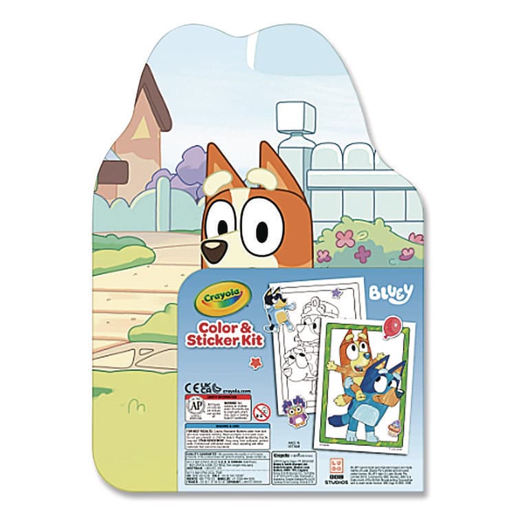BINNEY & SMITH / CRAYOLA Bluey Color and Sticker Kit, Includes 26 Markers, Ages 5 and Up, 20 Pages (CYO41235) thumbnail 2