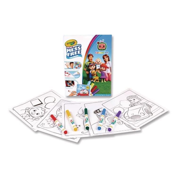 BINNEY & SMITH / CRAYOLA Cocomelon Color Wonder Kit, Includes Five Markers, Ages 3 and Up, 18 Pages (CYO752788) thumbnail 3