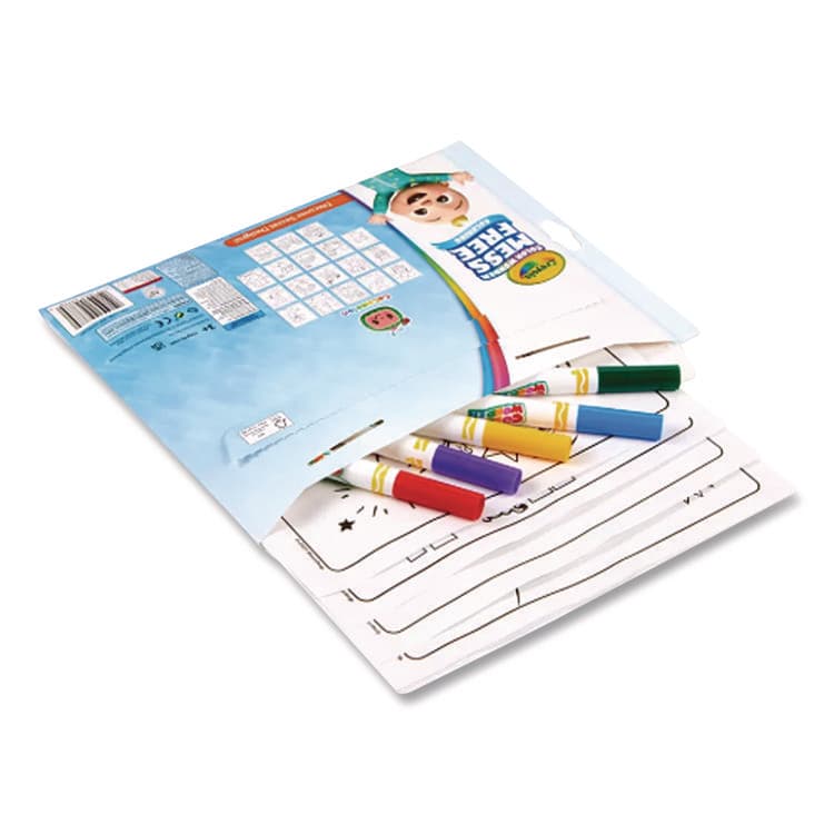 BINNEY & SMITH / CRAYOLA Cocomelon Color Wonder Kit, Includes Five Markers, Ages 3 and Up, 18 Pages (CYO752788) thumbnail 4