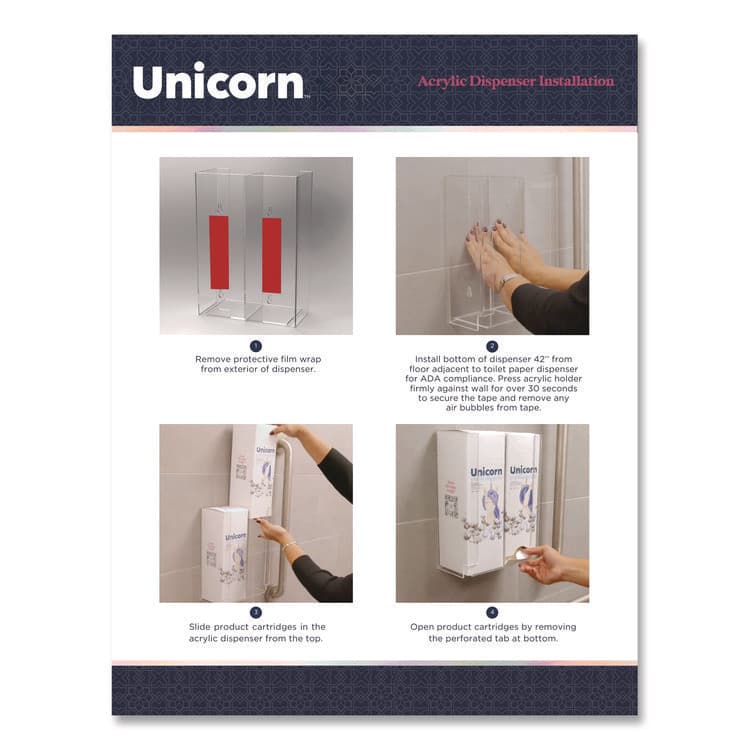 UNICORN Cotton Tampons, Regular Absorbency, 60/Box, 6 Boxes/Carton (WLBTOP08159) thumbnail 3