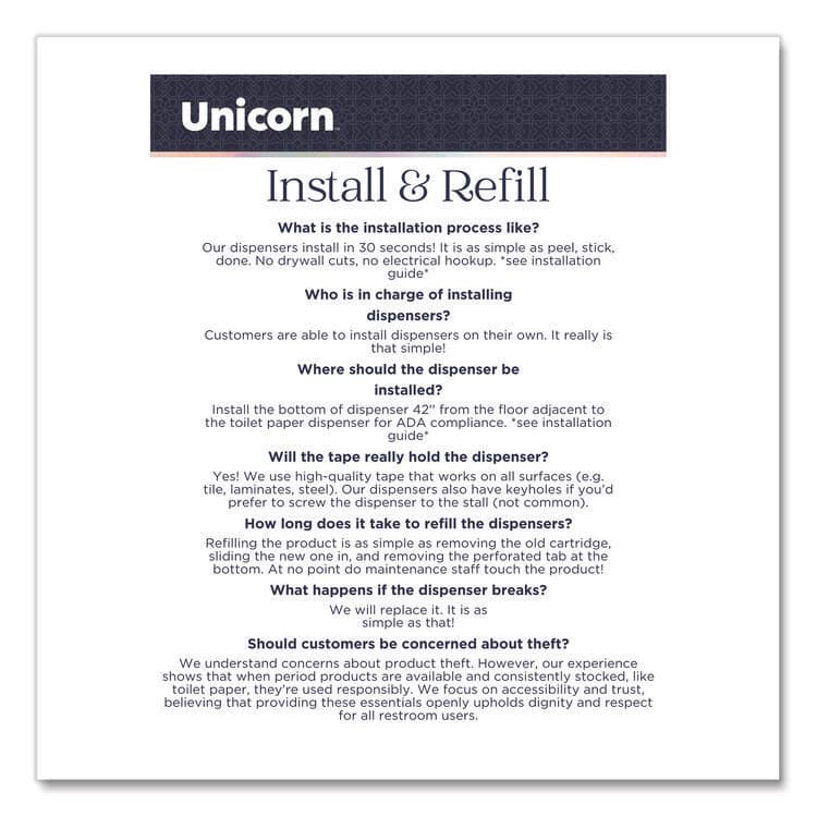 UNICORN Cotton Maxi Pads with Wings, Regular Absorbency, 40 Pads/Cartridge, 6 Cartridges/Pack (WLBTOP08197) thumbnail 4