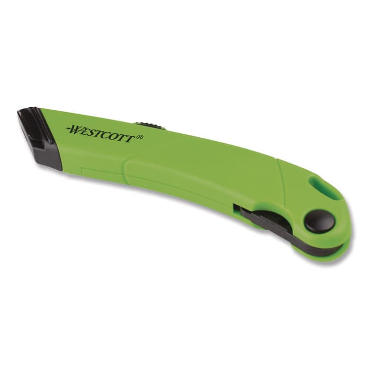 ACME UNITED CORPORATION Ceramic Safety Cutter with Fold-Out Film Cutter, Plastic Handle, Green (WTC00741) thumbnail 2
