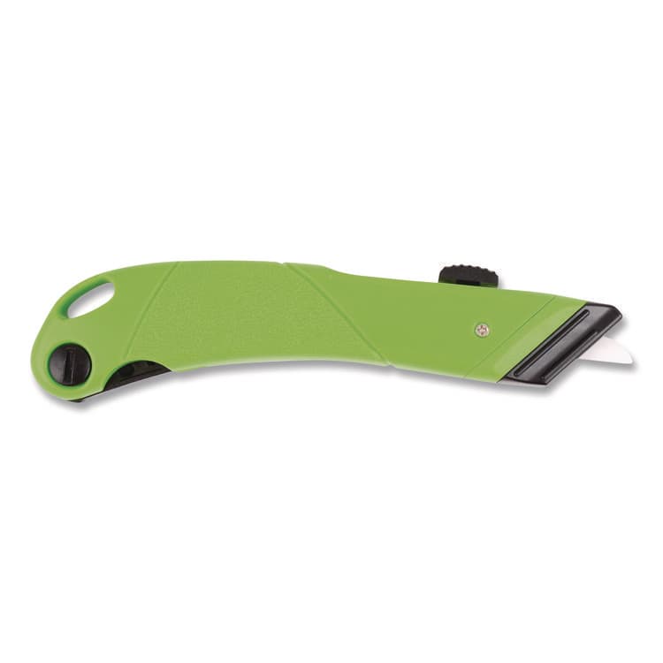 ACME UNITED CORPORATION Ceramic Safety Cutter with Fold-Out Film Cutter, Plastic Handle, Green (WTC00741) thumbnail 3