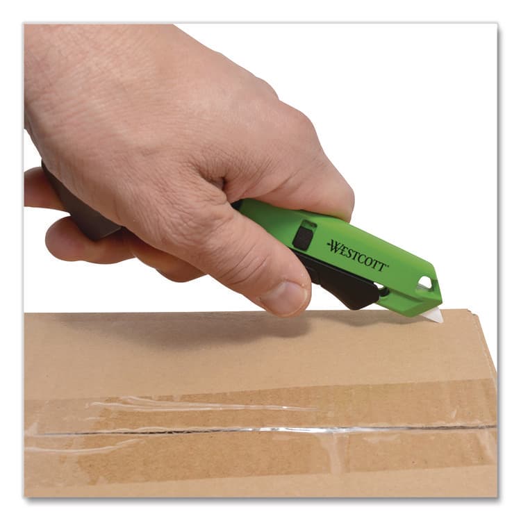 ACME UNITED CORPORATION Dual-Sided Ceramic Box Opener, ABS Plastic Handle, Green (WTC17920001) thumbnail 3
