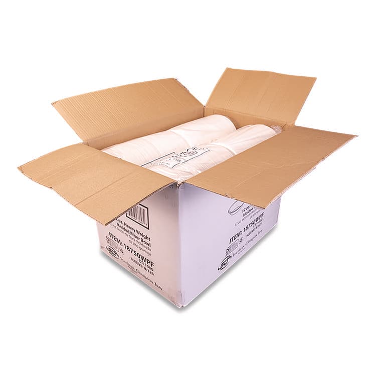 SOUTHERN CHAMPION TRAY ChampWare Molded Fiber Tableware, Bowl, 12 oz, White, 125/Sleeve, 8 Sleeves/Carton (SCH18750WPF) thumbnail 3