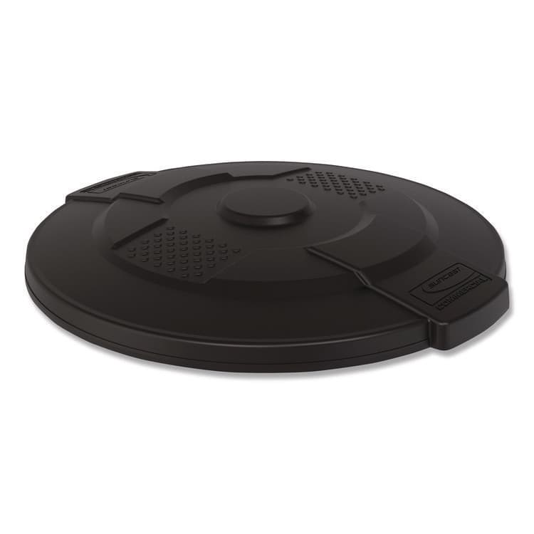 SUNCAST CORPORATION Utility Trash Can Lid for 44 gal Trash Can, 24.88" Diameter x 3", Black (SUATCU44GLIDD)